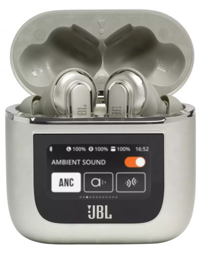 Ασύρματα ακουστικά JBL - Tour Pro 2, TWS, ANC, μπεζ - 7