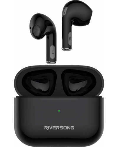 Ασύρματα ακουστικά  Riversong - Air Mini Pro, TWS, μαύρα  - 1
