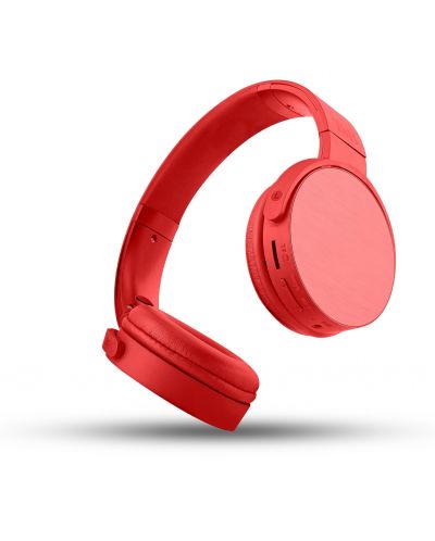 Ασύρματα ακουστικά με μικρόφωνο TNB - Shine 2, κόκκινα - 3