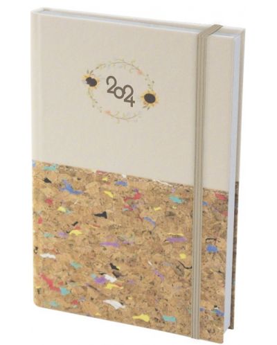 Σημειωματάριο με λάστιχο Spree - Pastel Pop, 168 φύλλα, ποικιλία, 2024 - 2