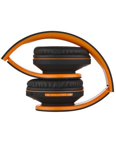 Ασύρματα ακουστικά PowerLocus - P2, μαύρα/πορτοκαλί - 4