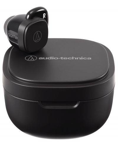 Ασύρματα ακουστικά Audio-Technica - ATH-SQ1TW, TWS, μαύρα - 2