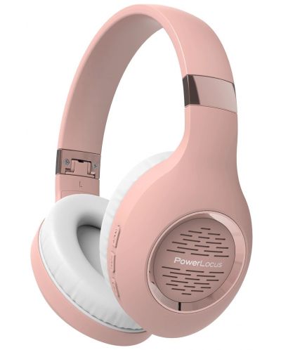 Ασύρματα ακουστικά PowerLocus - P4 Plus, Rose Gold - 1