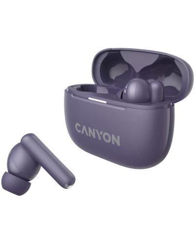 Ασύρματα ακουστικά Canyon - CNS-TWS10, ANC, μωβ - 4