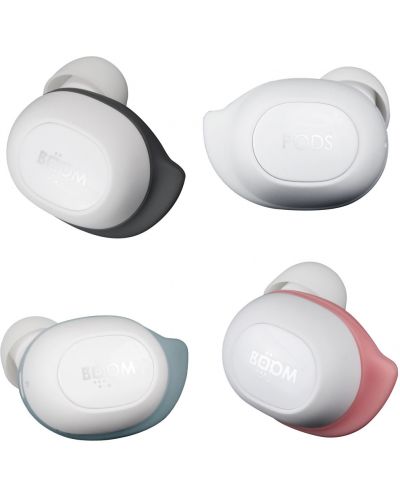 Ακουστικά με μικρόφωνο Boompods - GS, TWS, λευκά - 3