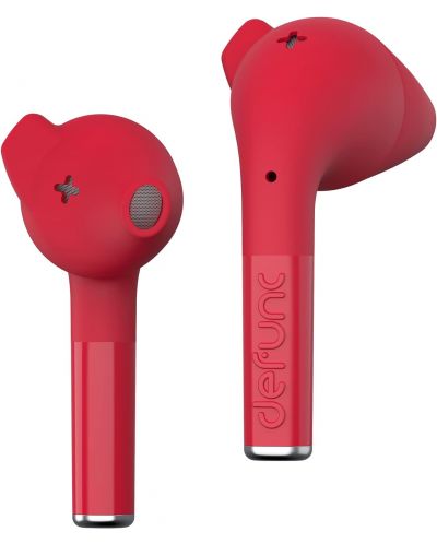 Ασύρματα ακουστικά Defunc - TRUE TALK, TWS, κόκκινα - 2