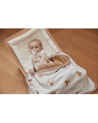 Βρεφική βελούδινη κουβέρταJollein - Teddy Bear, 75 х 100 cm - 5