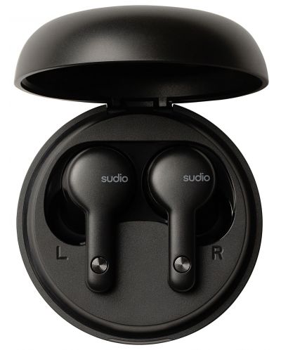Ασύρματα ακουστικά Sudio - A2, TWS, ANC, μαύρο - 5