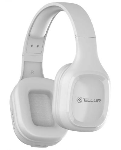 Ασύρματα ακουστικά Tellur - Pulse, άσπρα  - 2