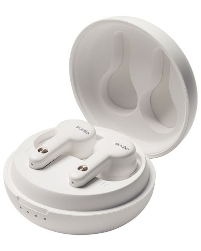 Ασύρματα ακουστικά Sudio - A2, TWS, ANC, λευκά - 4