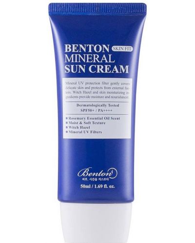 Benton Αντηλιακή κρέμα Skin Fit, SPF50+, 50 ml - 1