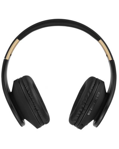 Ασύρματα ακουστικά PowerLocus - P2, μαύρα/χρυσά - 2