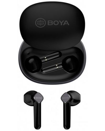Ασύρματα ακουστικά Boya - BY-AP100-B, TWS, μαύρα - 2