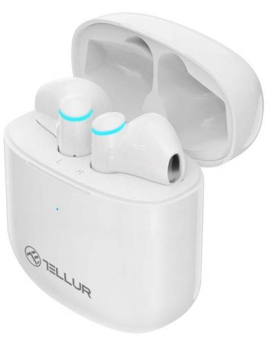 Ασύρματα ακουστικά Tellur - Aura, TWS, λευκά - 2