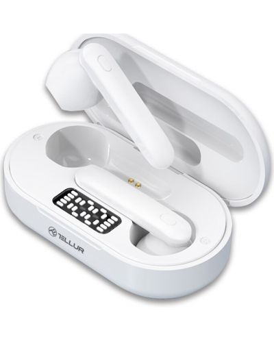 Ασύρματα ακουστικά Tellur - Flip, TWS, άσπρα - 2