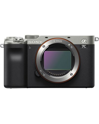 Φωτογραφική μηχανή Mirrorless Sony - Alpha 7C, 24.2MPx, Silver - 1