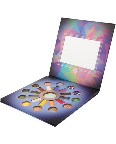 BH Cosmetics Παλέτα σκιών ματιών  και highlighter  Crystal Zodiac, 25 χρώματα - 5