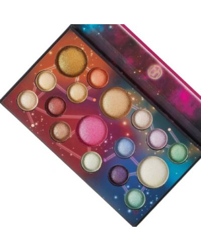 BH Cosmetics Палитра сенки и хайлайтър Stellar, 17 χρώματα - 2