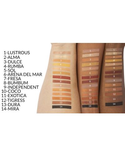 BH Cosmetics x Ivi Cruz Παλέτα σκιών ματιών, 14 χρώματα - 9