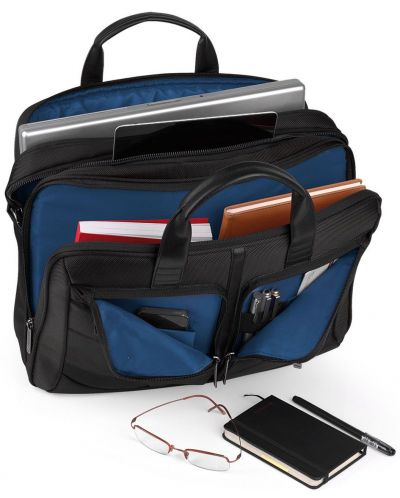 Επαγγελματική τσάντα φορητού υπολογιστή Gabol Stark - Μαύρο, 15,6",με 3 θήκες  - 2