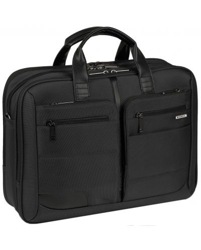 Επαγγελματική τσάντα φορητού υπολογιστή Gabol Stark - Μαύρο, 15,6",με 3 θήκες  - 1