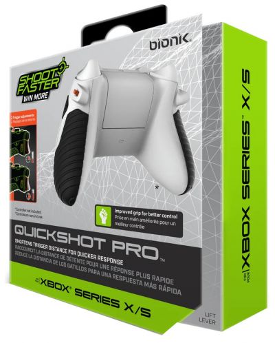 Αξεσουάρ Bionik - Quickshot Pro, άσπρο(Xbox Series X/S) - 3