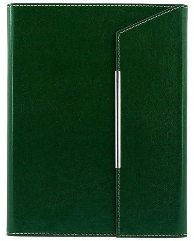 Επαγγελματικός φάκελος με κάλυμμα Lemax Novaskin - Πράσινο, Α5 - 1