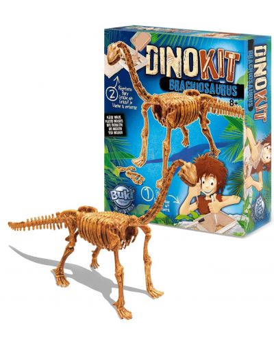 Σετ παιχνιδιού με δεινόσαυρο Buki Dinosaurs - Βραχιόσαυρος - 1