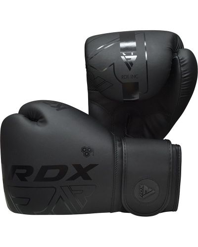 Γάντια πυγμαχίας  RDX - F6, 16 oz, μαύρα  - 7