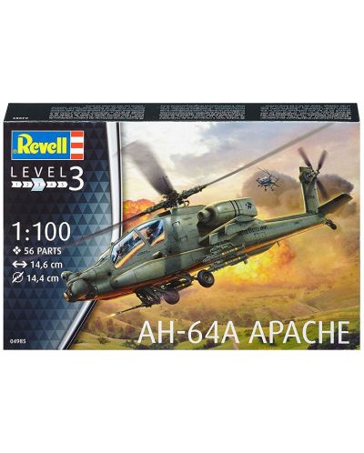 Συναρμολογημένο μοντέλο  Revell - Ελικόπτερο Boeing AH-64A Apache (04985) - 1