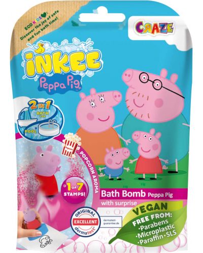Μπαλάκι μπάνιου με έκπληξη Craze - Peppa Pig, ποικιλία - 1