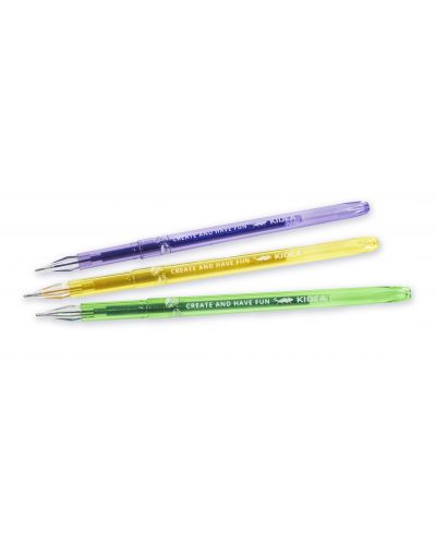 Στυλό μπροκάρ Kidea - 6 χρώματα, διαμάντι - 3