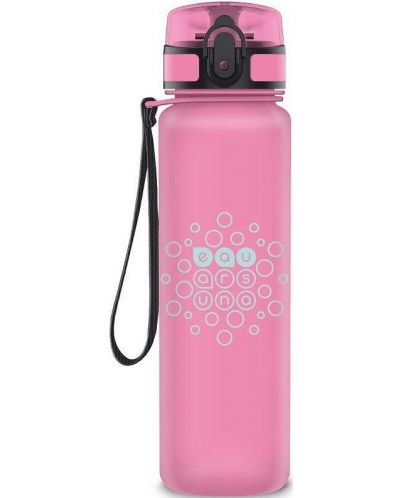 Μπουκάλι νερού  Ars Una - ανοιχτό ροζ ματ, 600 ml - 1