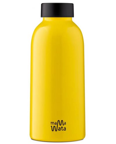 Θερμικό μπουκάλι Mama Wata - 470 ml, κίτρινο - 1