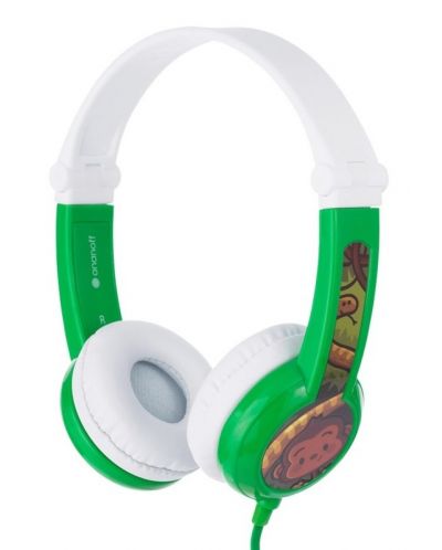 Παιδικά ακουστικά BuddyPhones - CONNECT, πράσινa - 1