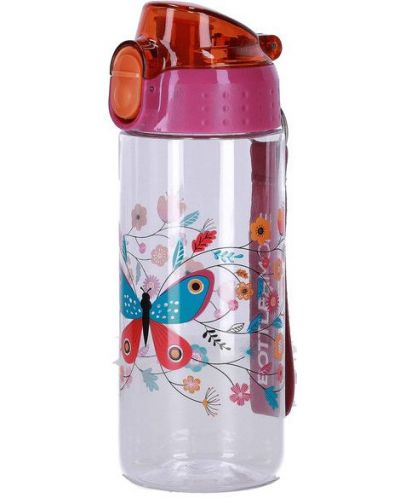 Μπουκάλι Bottle &aMore - Butterfly, 500 ml - 4