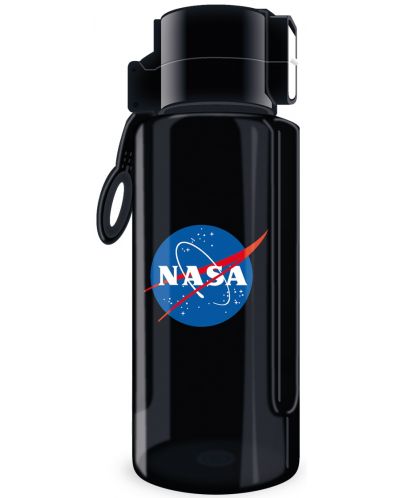 Μπουκάλι νερού Ars Una NASA - Μαύρο, 650 ml - 1