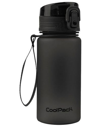Μπουκάλι νερού Cool Pack Brisk - Rpet Black, 400 ml - 1