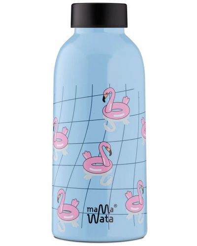 Θερμικό μπουκάλι Mama Wata - 470 ml, фламинго - 1