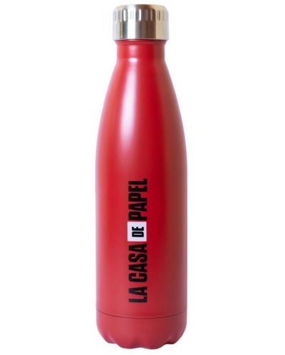 Μπουκάλι νερού Uwear - La Casa De Papel, 500 ml, κόκκινο - 1