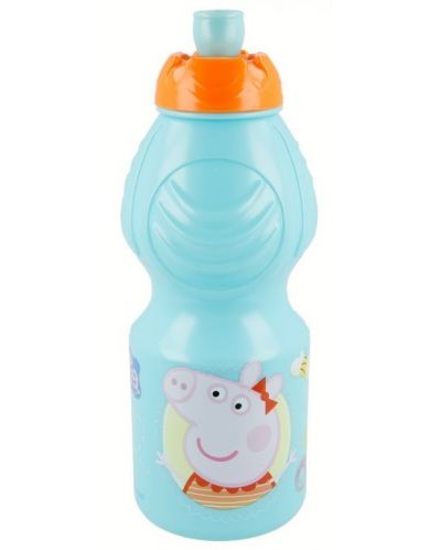 Αθλητικό μπουκάλι Uwear - Peppa Pig, 400 ml - 1