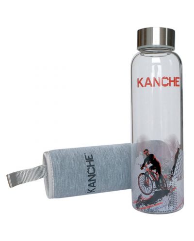 Μπουκάλι Kanche -το ποδήλατο μου, γυάλινο , 500ml - 1