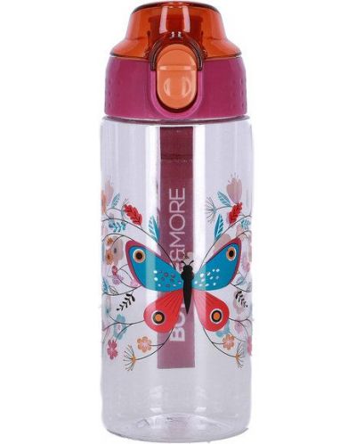 Μπουκάλι Bottle &aMore - Butterfly, 500 ml - 1