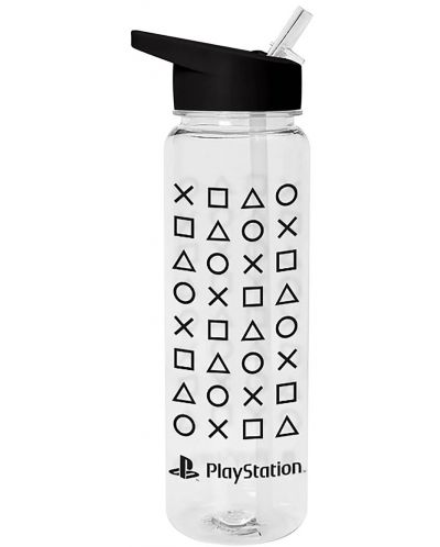 Μπουκάλι νερού Pyramid Games: PlayStation - Shapes, 700 ml - 1