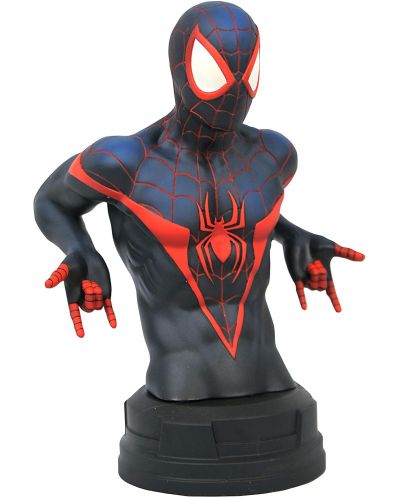 Αγαλματίδιο προτομή Diamond Select Marvel: Spider-Man - Miles Morales - 1