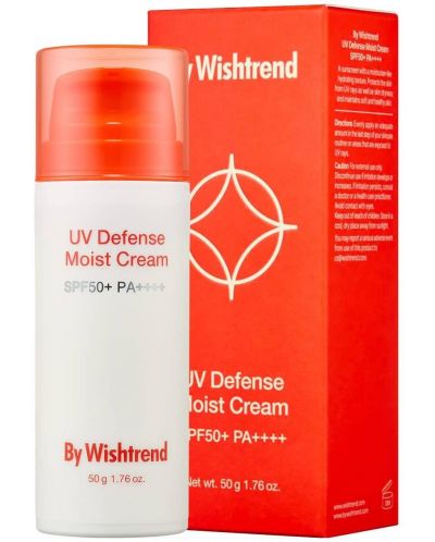 By Wishtrend Αντηλιακή κρέμα UV Defense, SPF50+, 50 g - 1
