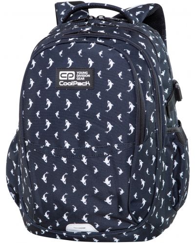 Σχολική τσάντα Cool Pack Spiner Factor - Sharks - 1