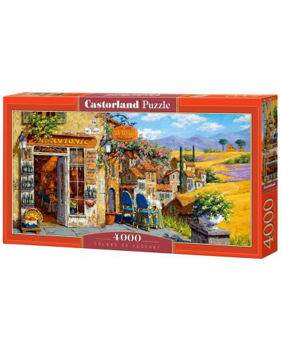 Πανοραμικό παζλ Castorland 4000 κομμάτια - Τα χρώματα της Τοσκάνης - 1