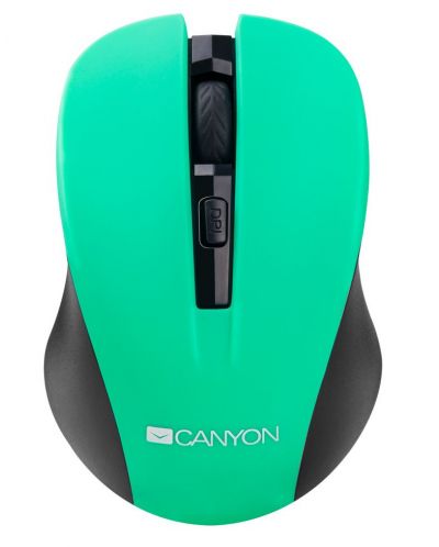Ποντίκι CANYON CNE-CMSW1 - οπτικό, ασύρματο, πράσινο - 1