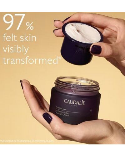 Caudalie Premier Cru Πλούσια κρέμα προσώπου, filler, 50 ml - 3